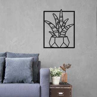 ambientazione metal wall art cactus modello 2