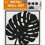 confezione prodotto metal wall art leaf modello 3