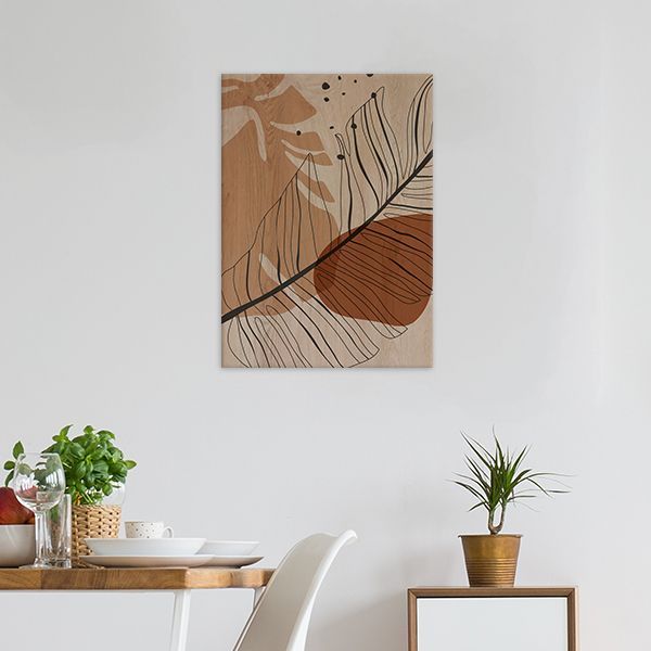 Wood Art - Architecture Abstract Dimensione Quadri in legno 30x42 cm