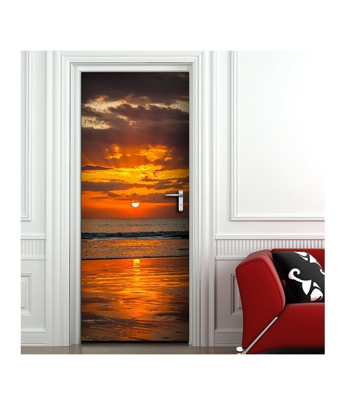 Door Cover - Sea Sunset Dimensione Porta 83x210 cm