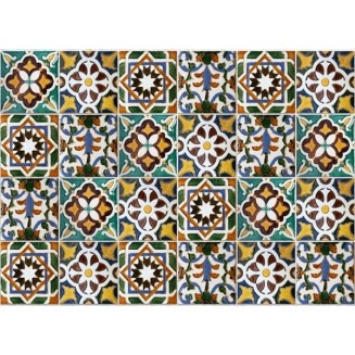 Sticker paraschizzi adesivo Backsplash mosaic 45x180 cm mosaico marrone