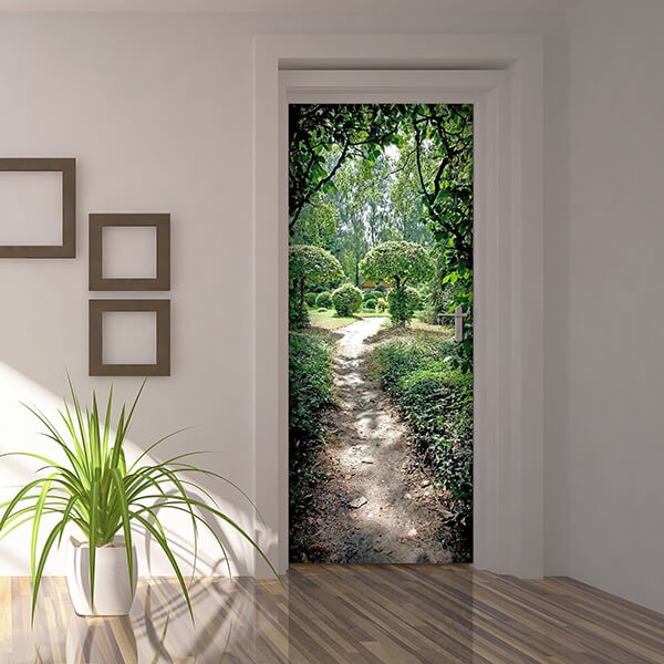 Adesivo porte interne Rivestimento per porta - Garden Dimensione Porta L 83  x H 210 cm